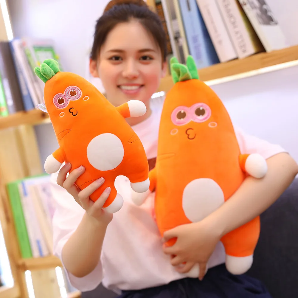 1 шт. Подушка Морковка длинная кукла большая Спящая в кровати Милая супер мягкая