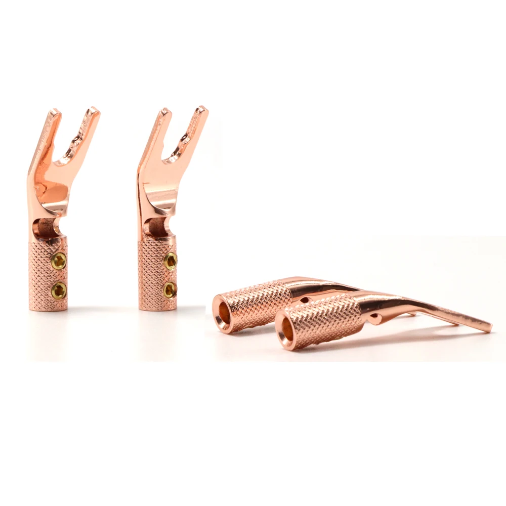 8 шт. разъемы для акустического кабеля из чистой меди |