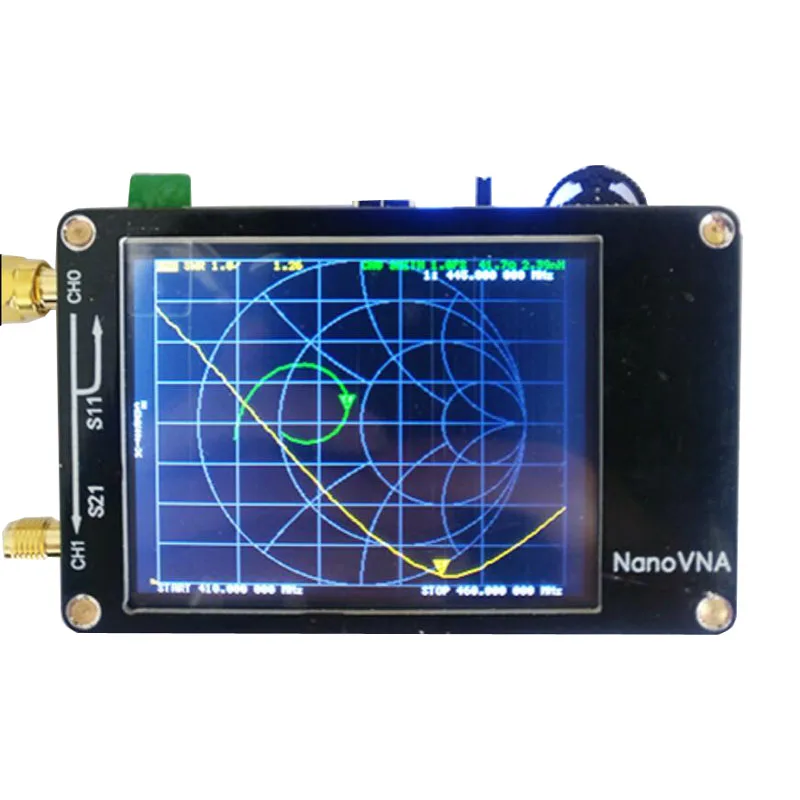 NanoVNA 2,8 дюймовый сенсорный ЖК HF VHF UHF UV векторный сетевой анализатор 50 кГц-300 МГц антенный анализатор с батареей I4-001