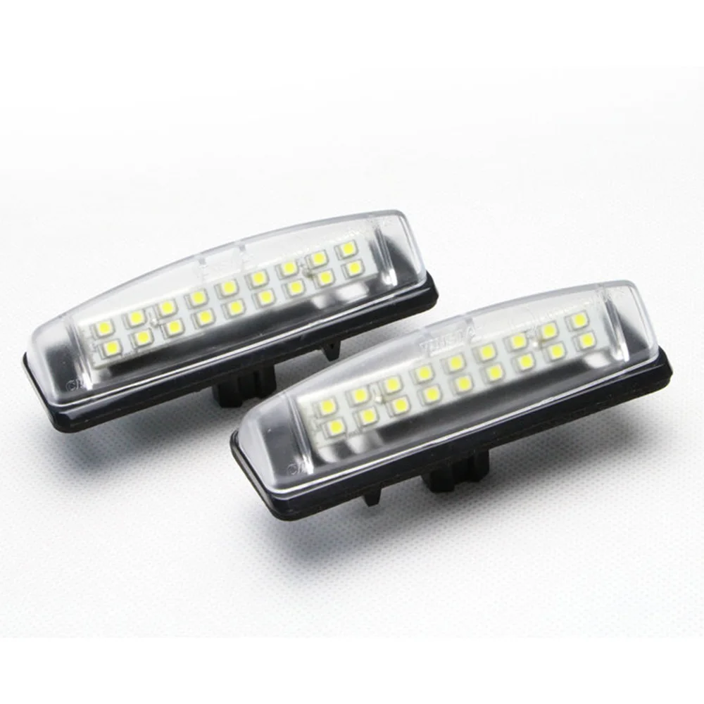 For Toyota Camry Aurion Echo Prius for LEXUS Is200 Is300 Ls430 Gs300 Car Rear white LED license plate light number lamp | Автомобили и