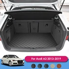 Кожаный коврик для багажника автомобиля для Audi A3 8V 2013-2019 5 двери Sportback Коврики для багажника подкладка для сапог могут быть использованы для грузовых автомобилей коврик 2014 2015 2016 2017 2018