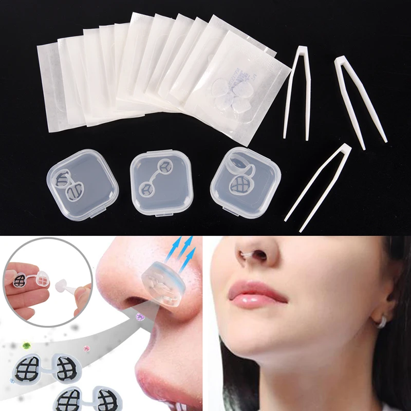 

1Set Round Shape Comfortable Nose Invisible Nasal Filters Anti Air Pollution Pollen Allergy Mask Removable Nose Dust Filter