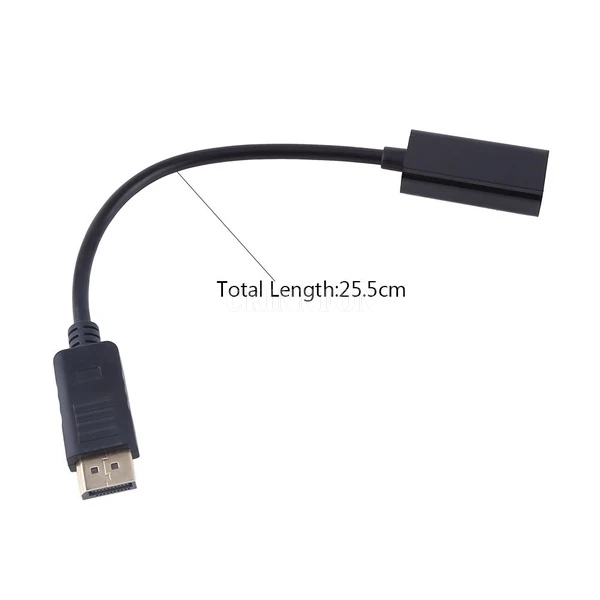 Переходник DP DisplayPort-HDMI 100 шт./лот переходник Display Port-HDMI штекер-гнездо Позолоченный