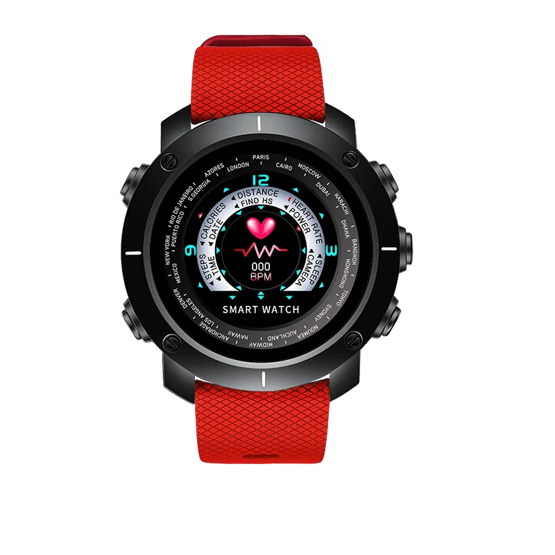 Bozlun W30 Mannen Vrouwen Horloge Slimme нарукавная повязка Slaap Traker 3D UI Bluetooth спортивные калории Testen Hartslag Oproep Herinn - Цвет: Красный