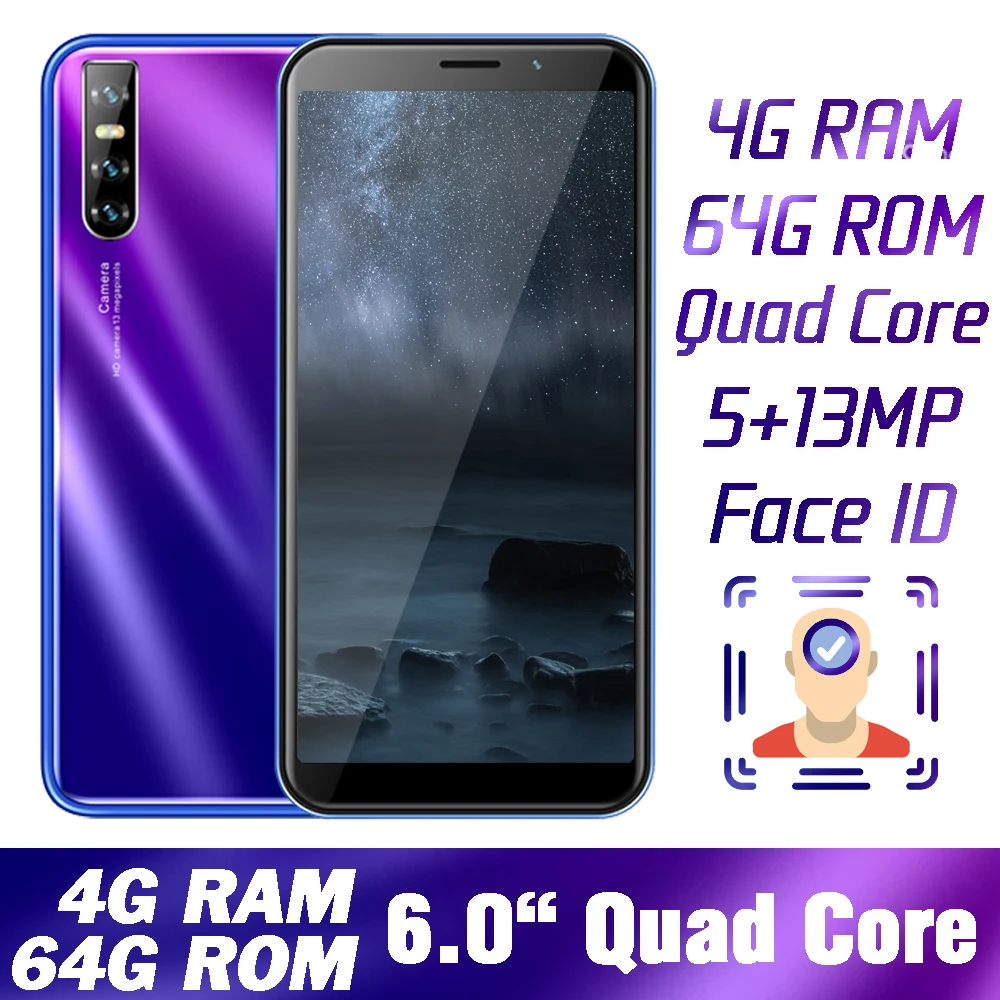 P35 Pro новейшие Android смартфоны 6 0 &quot13MP распознавание лица разблокированный телефон