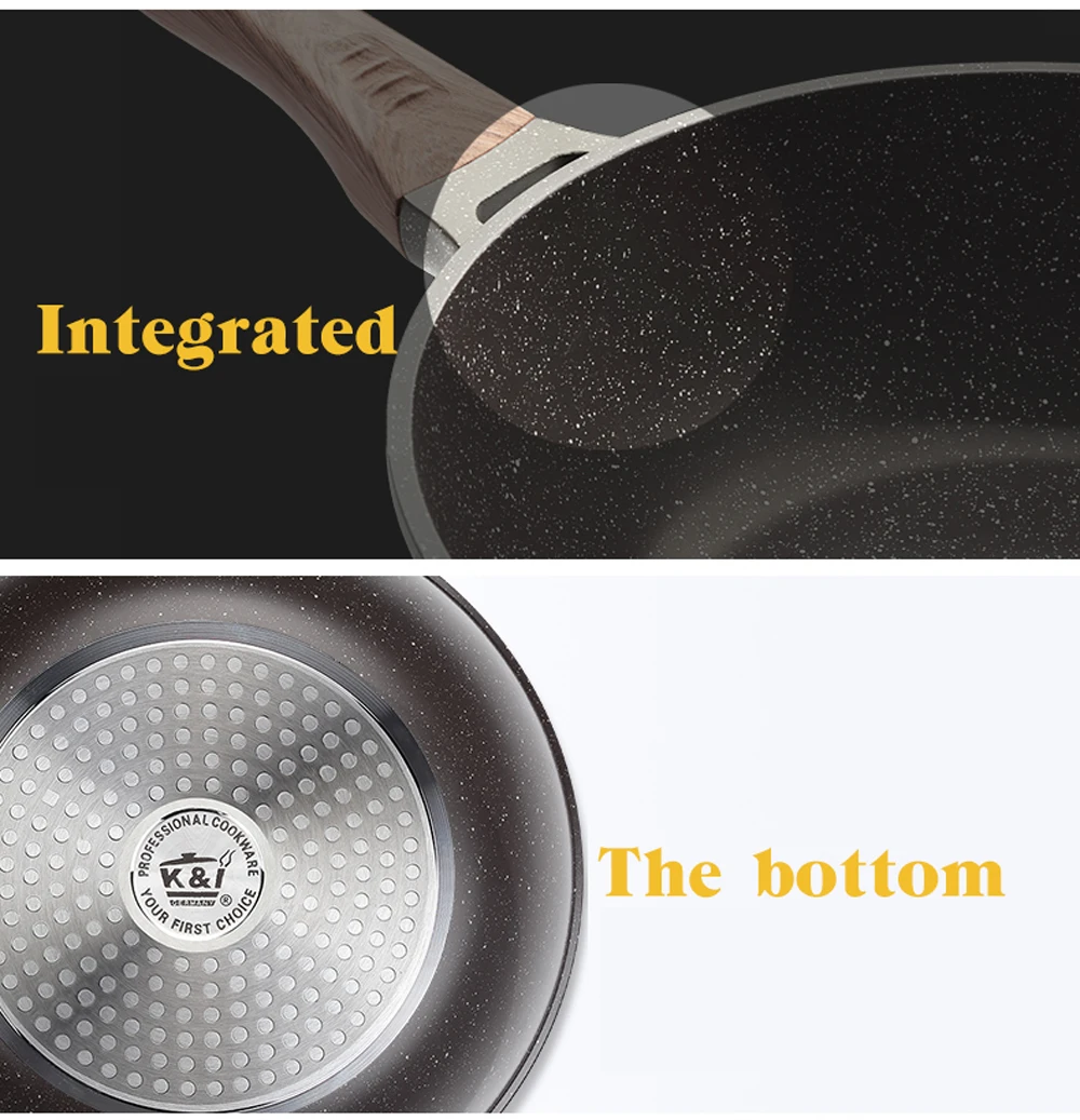 Антипригарная сковорода многоцелевой для стейка без паров использовать газовой