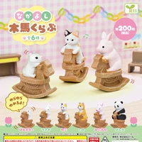japanese yell capsule toys gashapon clap hands animal blessing cat dog rabbit model friendly trojan horse club collection gifts