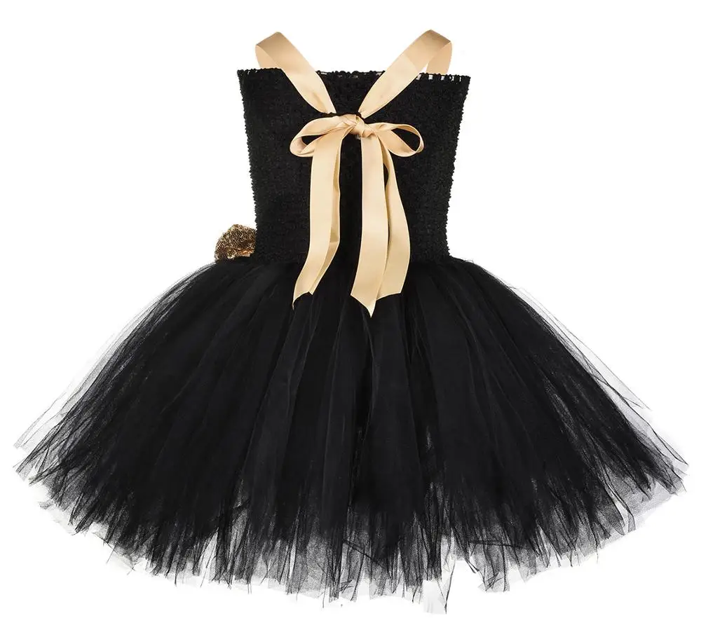 Halloween Angel Costume For Kids Girls Black Unicorn Birthday Party Tutu Dress Children Carnival Harajuku Novel Outfit Clothes |