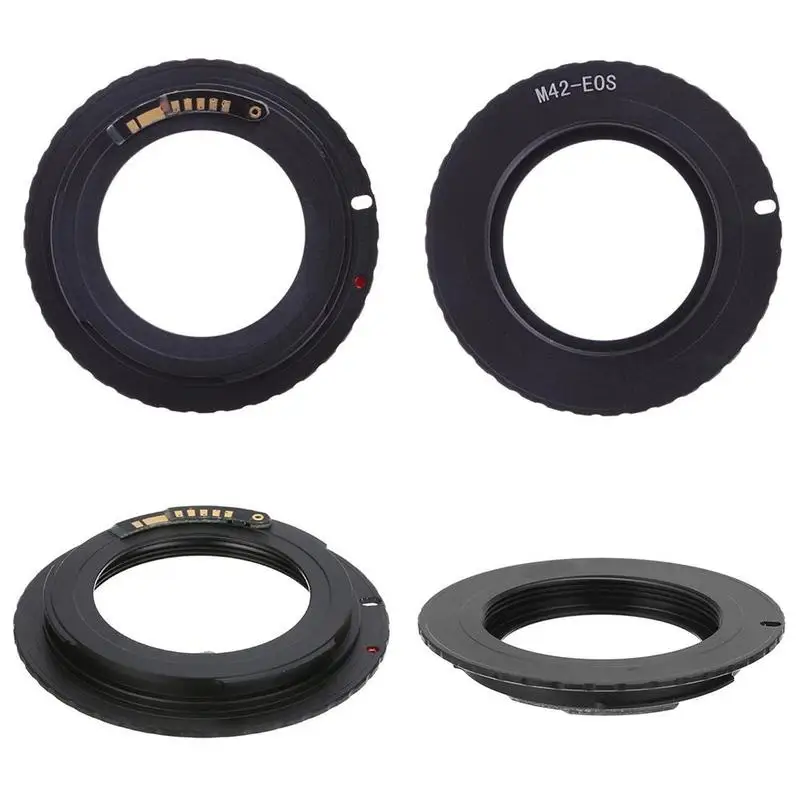 

Camera Accessories 1pc Black M42 Chips Lens Adapter EF Camera III Confirm For Canon For AF Adapter M42 Mount Ring T0N4