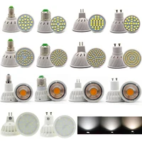 gu10 led bulbs spotlight lamps warm cool day white down lights 110v