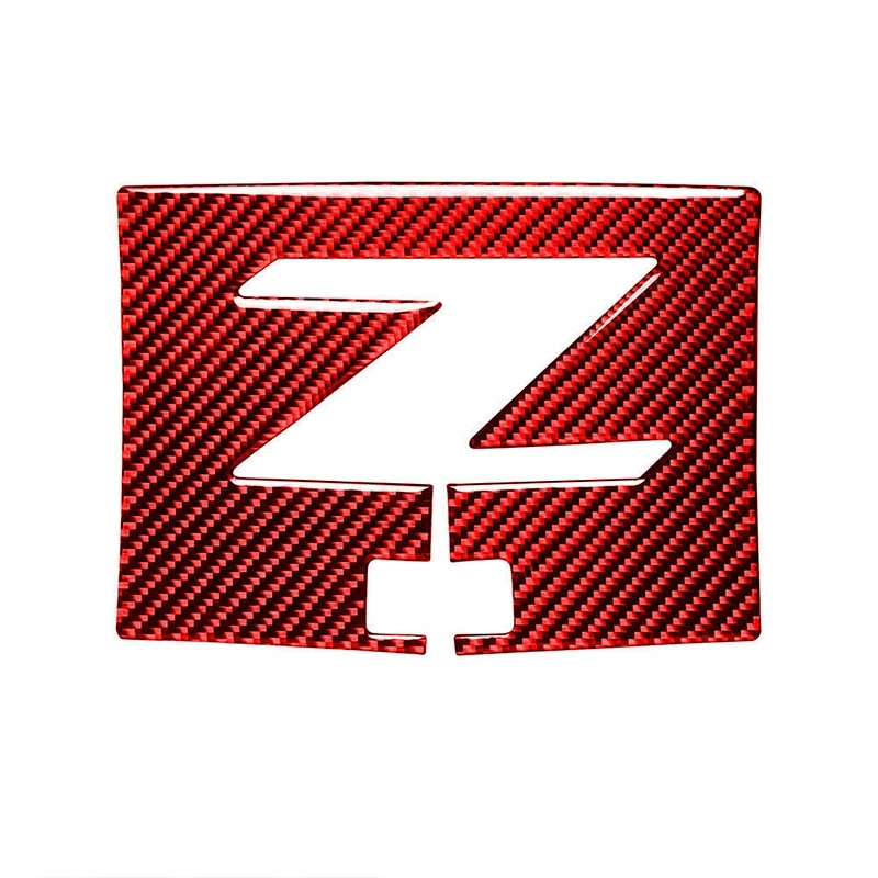 

for Nissan 350Z 2003-2009 GPS Navigation Panel Cover Trim Sticker Interior Accessories Red Carbon Fiber