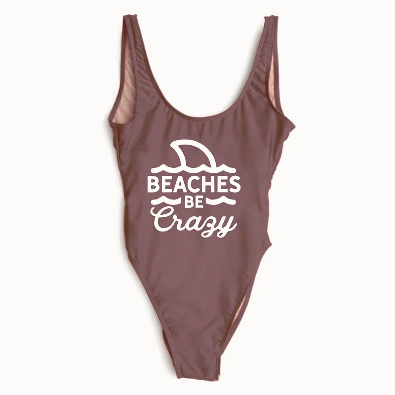 

Beach Bachelorette Tankini Beaches Be Crazy Swimsuits Push Up Beach Wedding Bridesmaid Gift Swimwear Women Push Up 2021 Dropship