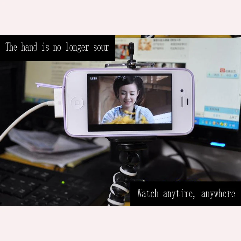 Держатель для телефона Гибкий штатив осьминога кронштейн селфи расширяющаяся