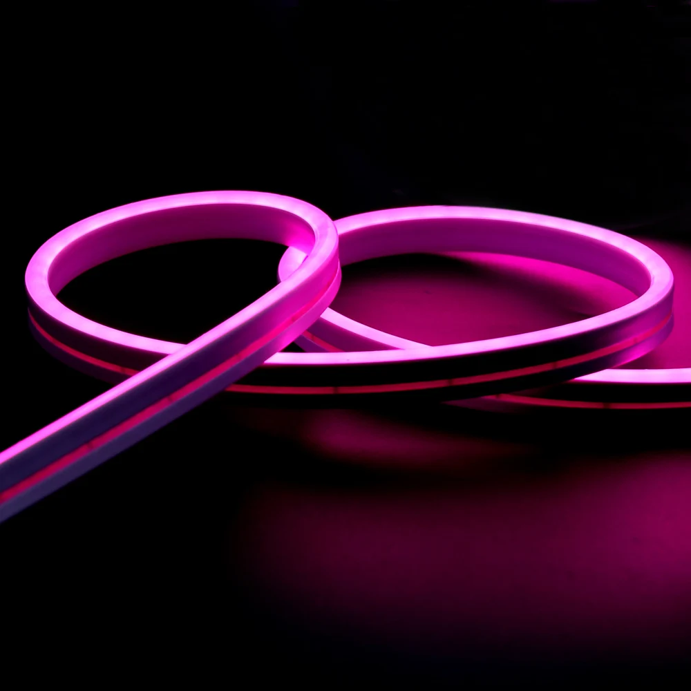 flexible neon led strip 5m dc 12v pink red green blue color smd2835 120ledm ip65 waterproof 6mm diy home decor party dimmable free global shipping