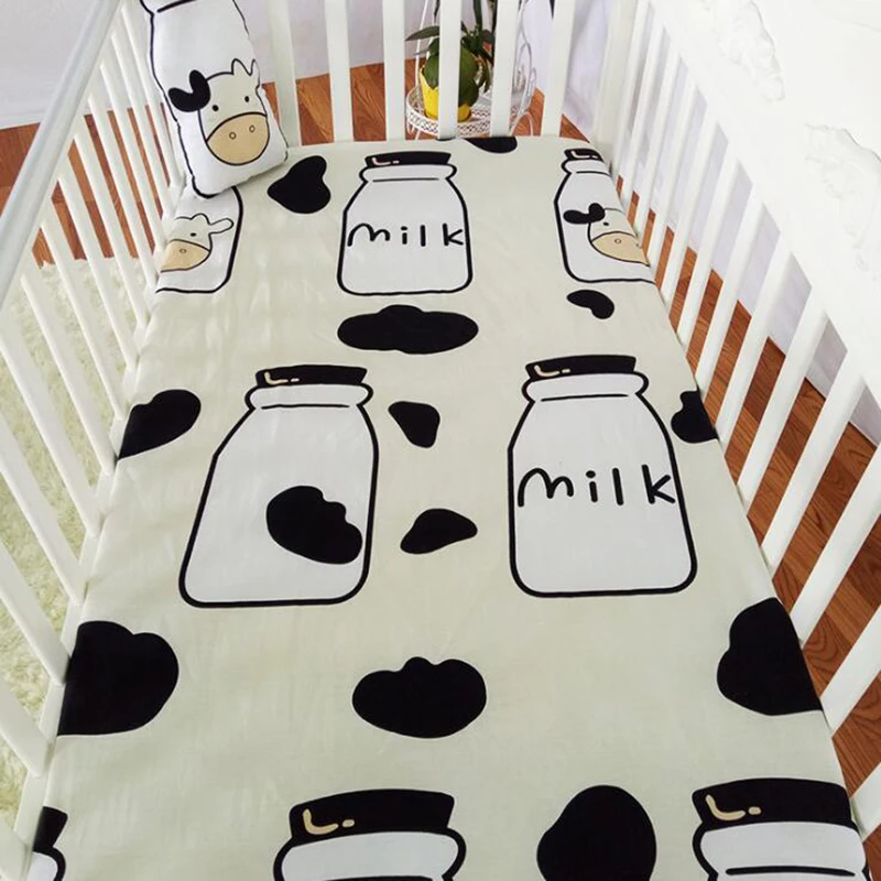 Детская кроватка простыня для новорожденных малышей матрас защитный чехол