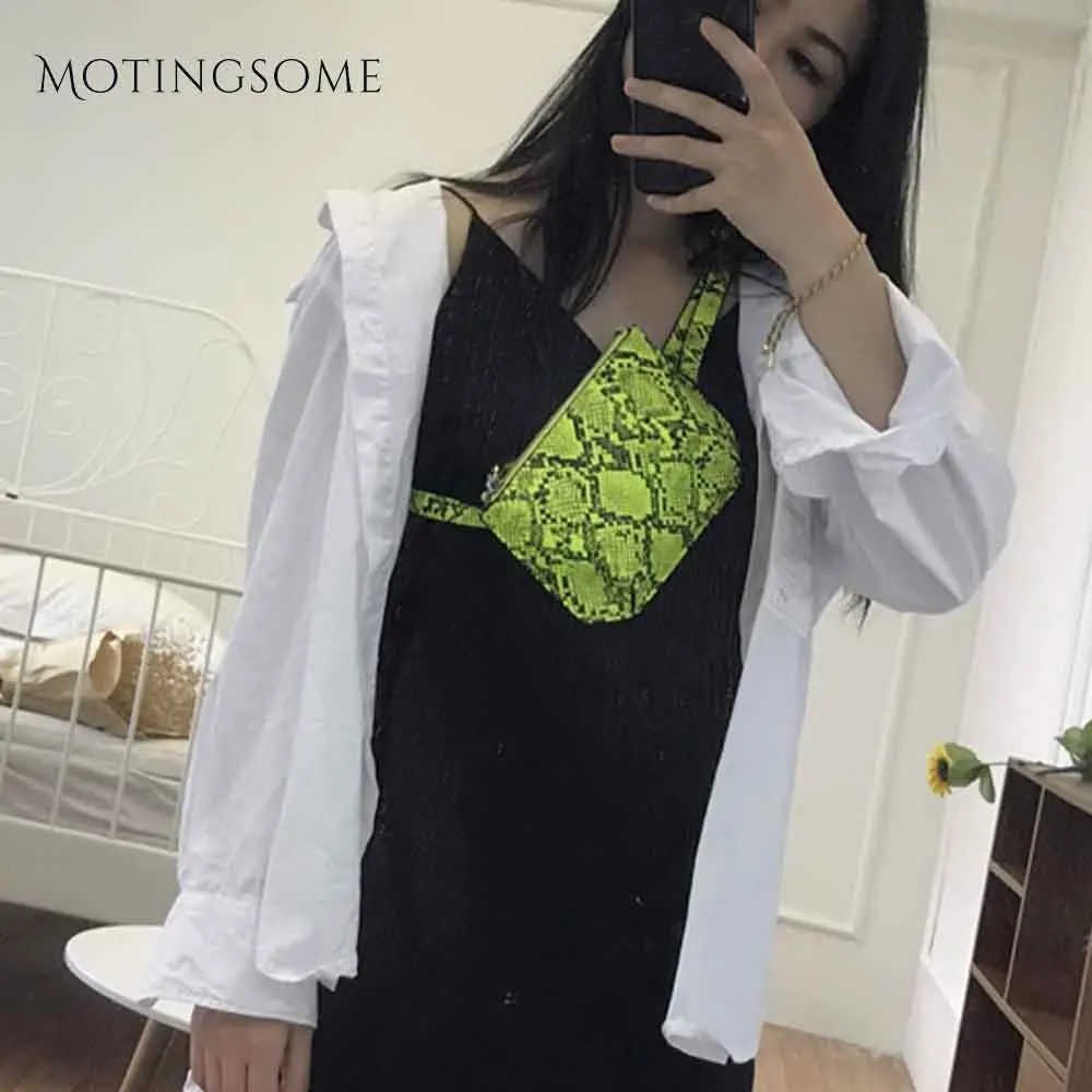 Нагрудная сумка для женщин забавная флуоресцентная дизайнерская сумочка из