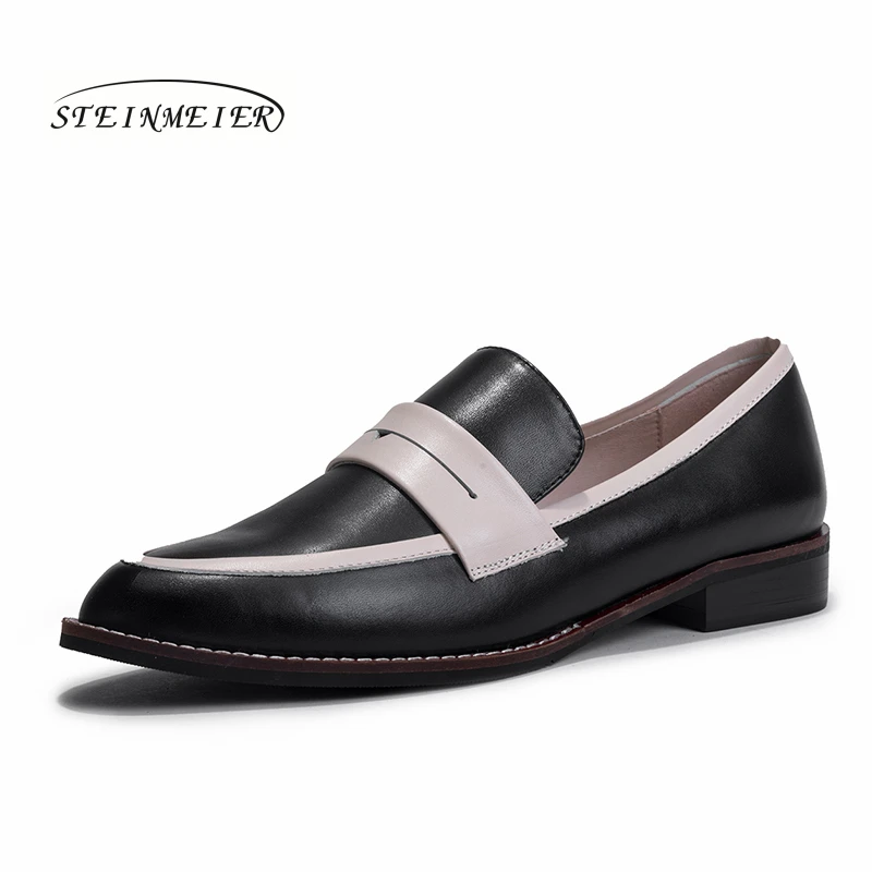 Женские туфли оксфорды на плоской подошве Сезон весна лето 2020 Модные женские из