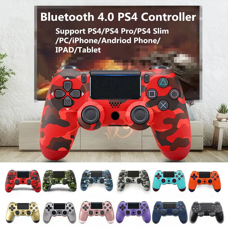 

PS4 Controller Wireless Bluetooth Manette ps4 Dual Shock 4 Touchpad LED light Bar Gamepad For PS3 PC Laptop IPAD Andriod iPhone