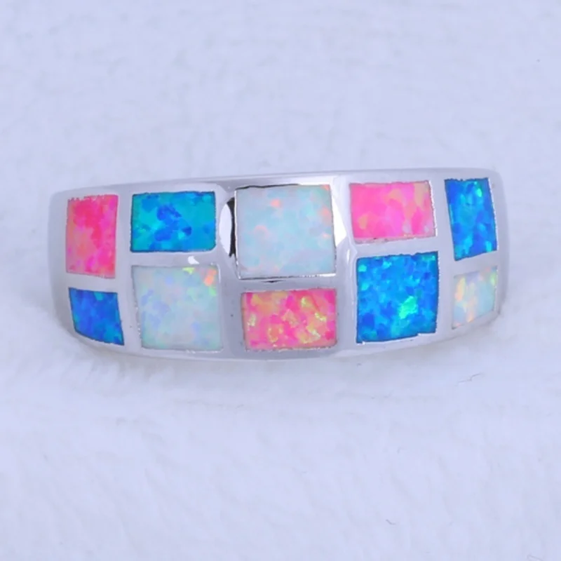 

Women's exquisite full color opal light luxury engagement wedding couple Valentine's day gift party jewelry wholesale