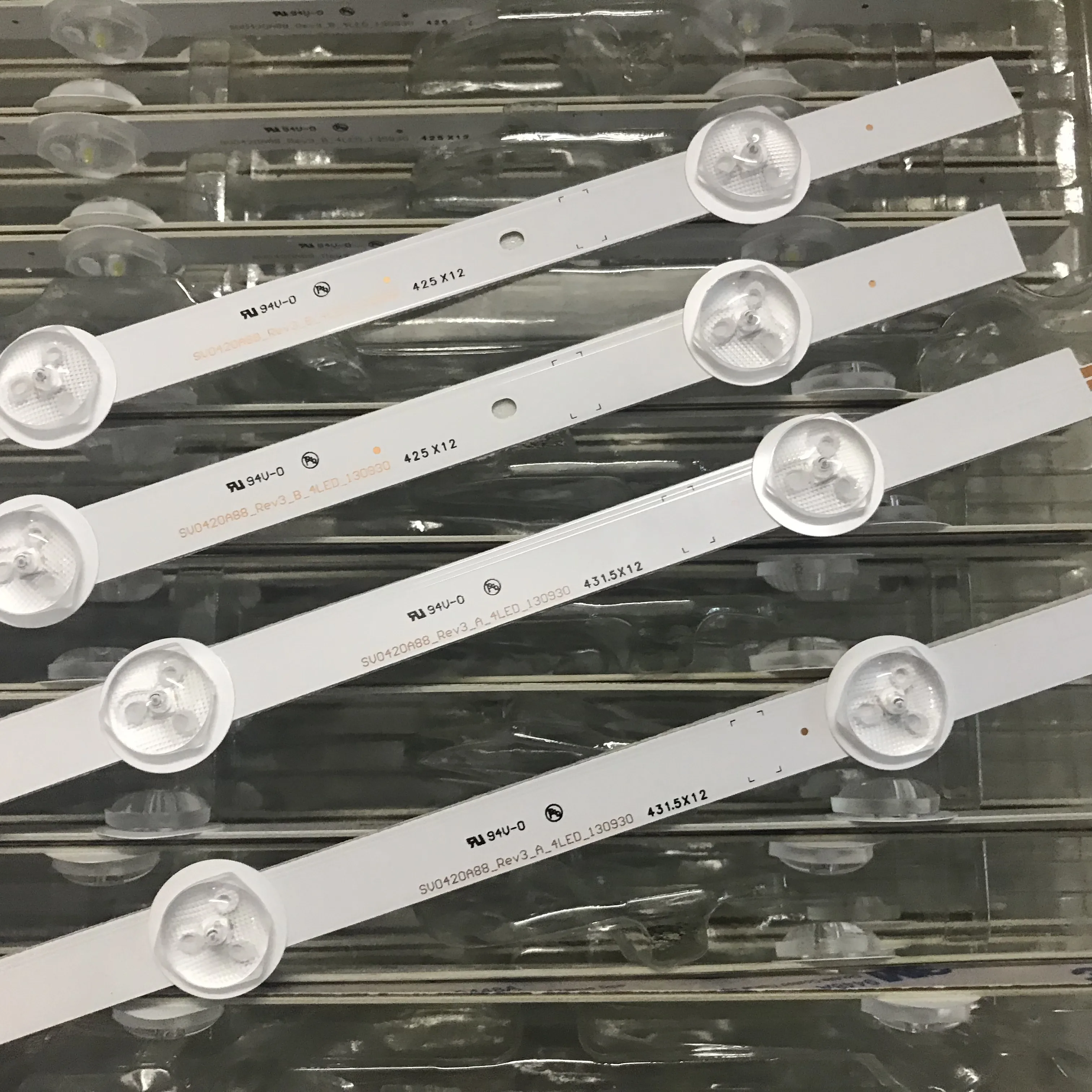 851 мм 8 светодиодный Подсветка полосы для цифрового фотоаппарата Panasonic 4" ТВ SV0420A88 LC420DUE FG A1 TX42AS500 TX42A400B V42FWSD01 09 TH-42LFE7U TX-42AS520B