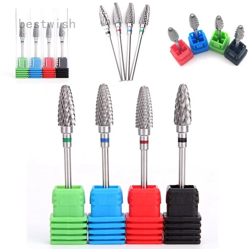 4 шт./компл. буровое долото для маникюра|Принадлежности дизайна ногтей| |