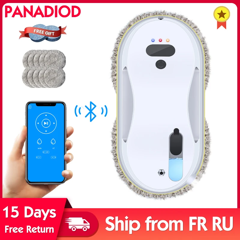 Intelligent Strong Suction Window Cleaner Robot Remote Control Washer Anti-falling Cleaning | Бытовая техника