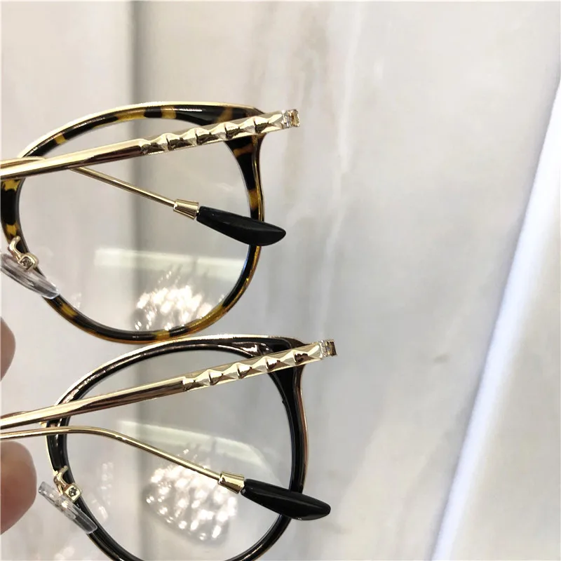 

1pcs Retro Anti Blue Ray Computer Glasses Women Round Eye Glass Men Blue Light Blocking Fashion Eyewear Optical Frames