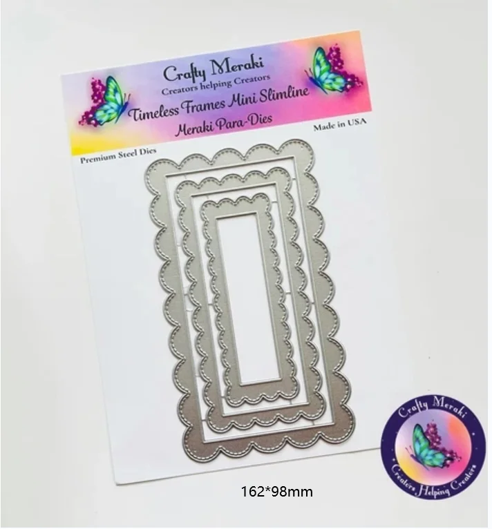 

Metal cutting dies frame mini slimline cut mold card Scrapbook paper craft knife mould blade punch stencils