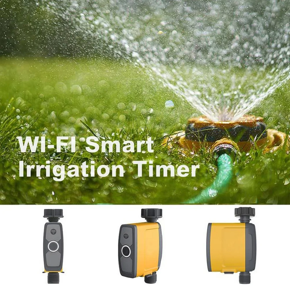 

WIFI Connection Automatic Smart Irrigation System Watering Timer Soil Moisture Sensor Garden Irrigation Controller Sprinkler