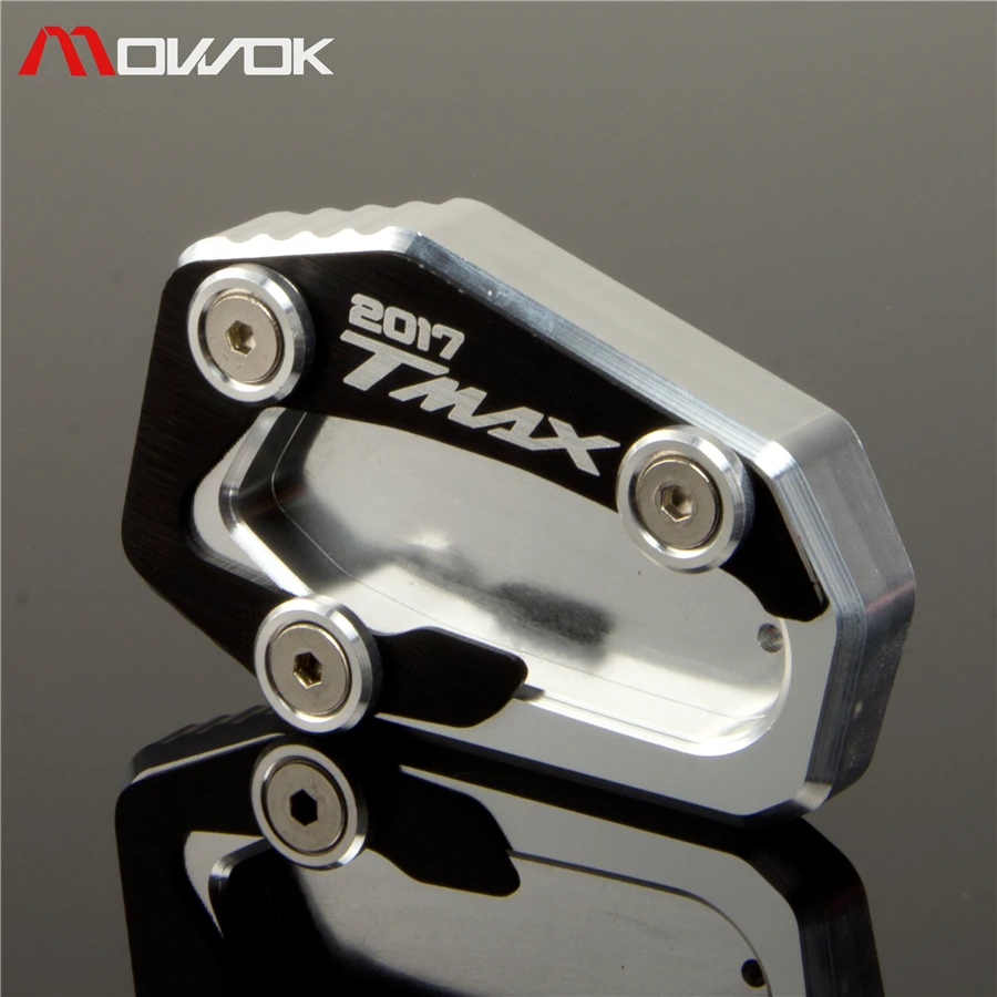 С логотипом 2017 TMAX боковая подставка для мотоцикла с ЧПУ увеличивающая расширение