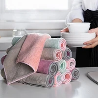 non stick oil dish cloth rags for kitchen household dish towel strong absorbent kitchen towels soft microfiber cleaning cloths