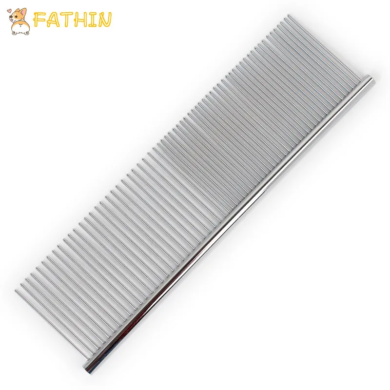 Щетка для груминга домашних питомцев модная расческа из нержавеющей стали M L XL