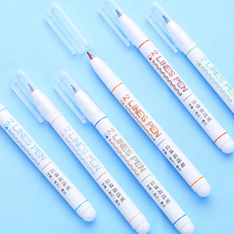 Новинка двухлинейный Контурный карандаш для рисования скрап Книжная карта