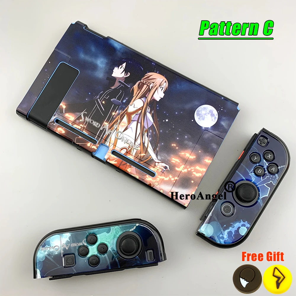 

Protective Housing Case Shell & Controller Cover for Nintend Switch NS Game Console Joy-Con Controller Parts for Animal Crossing