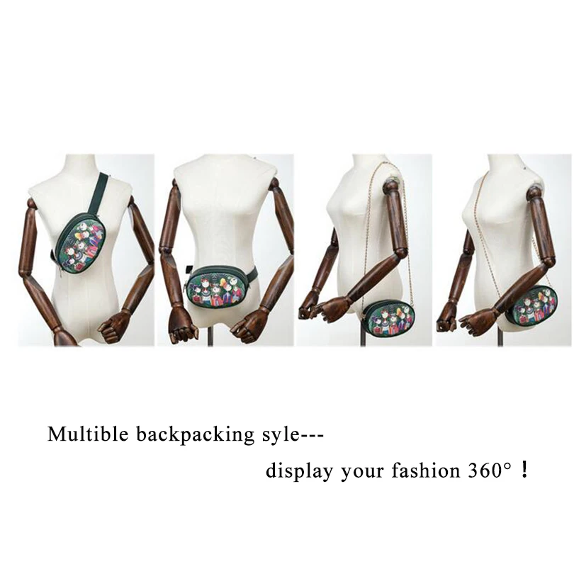 2019 Original Modern Girl 2018 New Fashion Korean Summer Messenger Bag Chest Personality Waist Small Shoulder ZYP300 | Багаж и сумки