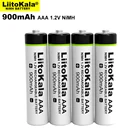 Аккумуляторная батарея LiitoKala 1,2 в AAA 900 мАч, 4 шт.
