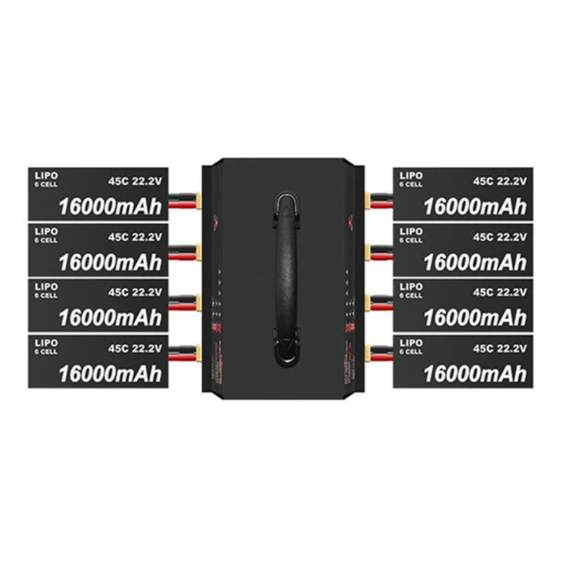 

ultrapower UP1200AC 1200W 25A 8 Channels 2-6S Lipo-Battery UAV Drone Charger
