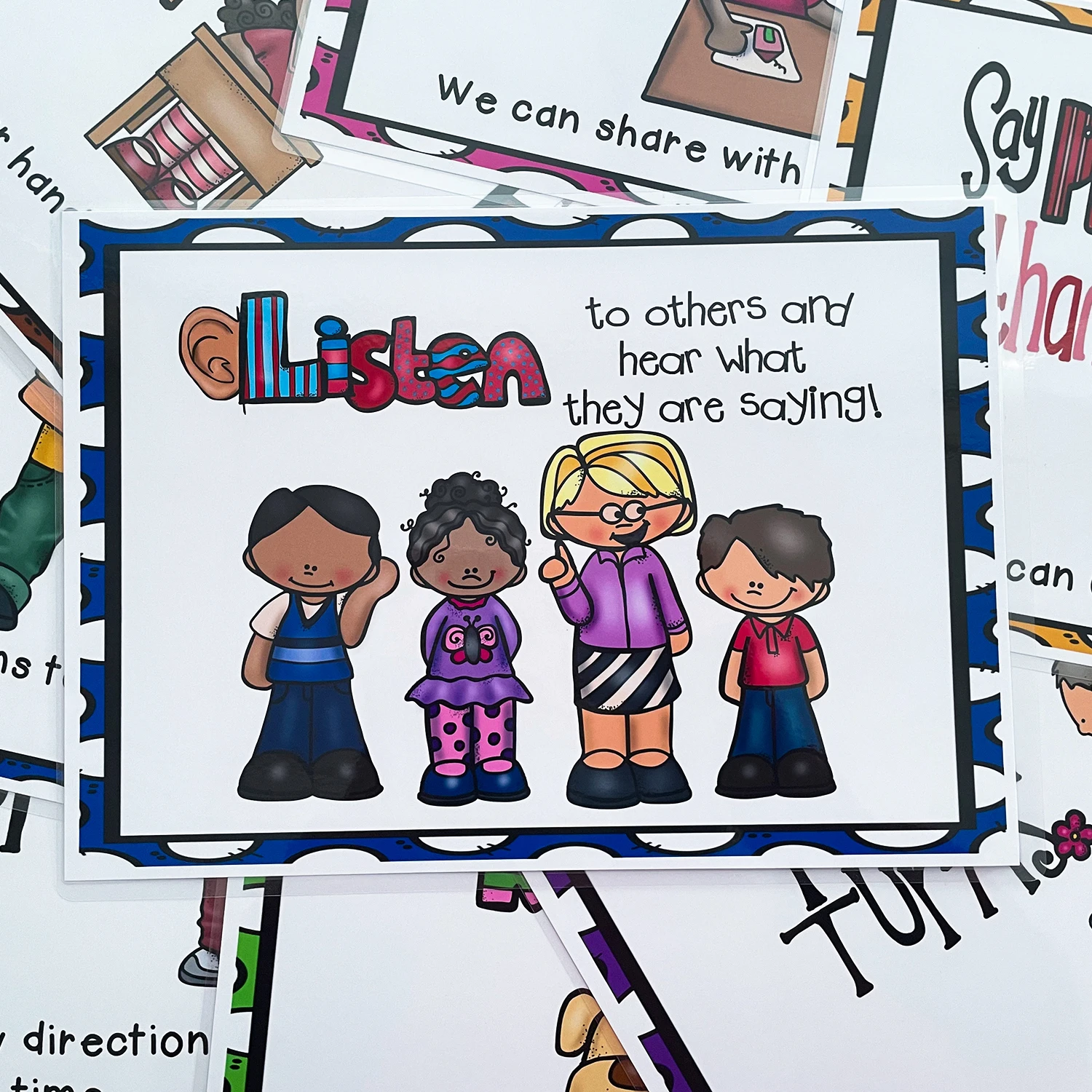 9 шт. постер на английском языке правила класса А4 большие карты раннее