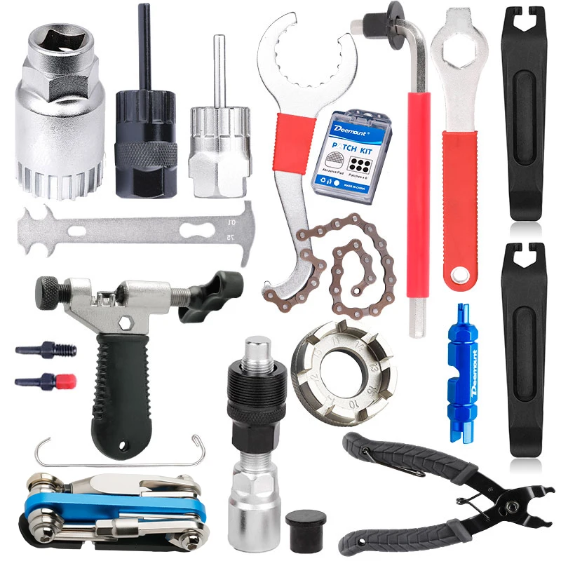 

Deemount 16/22 Teeth Bicyle Bike Bottom Bracket BB.Extrator Freewheel Sprocket Puller Chain Cutter Mantainance Tools Kits