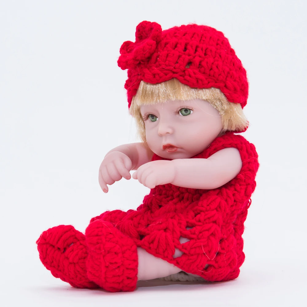 25 см мини младенец Bebe Reborn куклы реалистичные 10 &quotреалистичные полностью