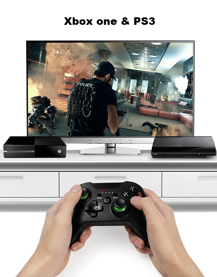 Беспроводной игровой контроллер 2 4G джойстик для Microsoft Xbox One PS3/Android геймпад
