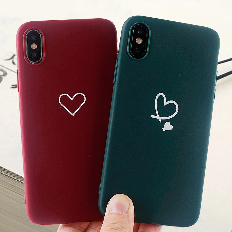 Модные чехлы для мобильных телефонов IPhone11 8 7 6 s Plus Pro X XS MAX XR чехол с красным