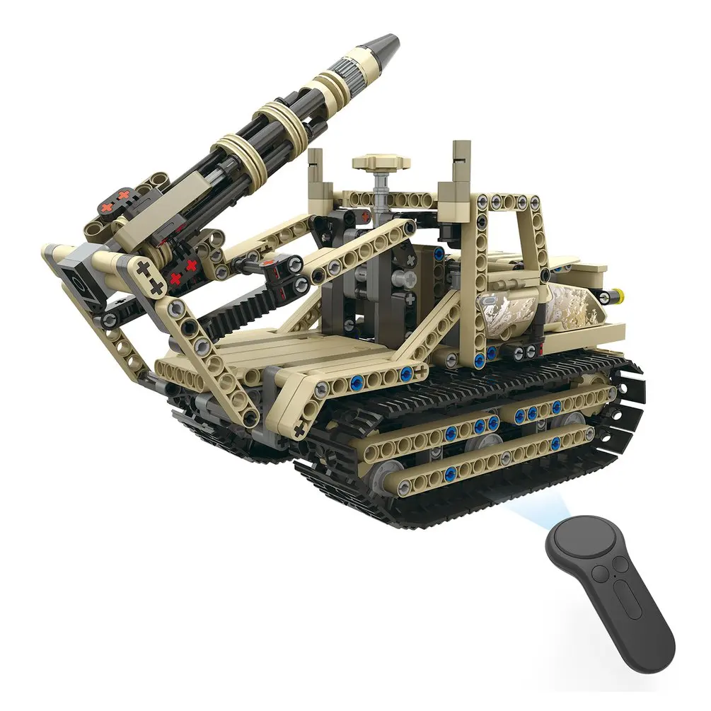 MoFun 13009 2 4G 4H usb зарядка строительный блок имитация военный автомобиль 538 шт. DIY