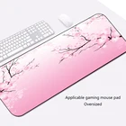 Популярный японский геймерский ноутбук GuJiaDuo Sakura, игровые аксессуары для ПК, мини офис, нескользящая мышь, клавиатура, розовый коврик для мыши, коврик