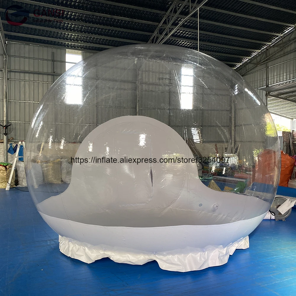 Verkaufen Professionelle Fabrik Hotel Aufblasbare Blase Raum Transparent PVC Aufblasbare Blase Kuppel Zelt