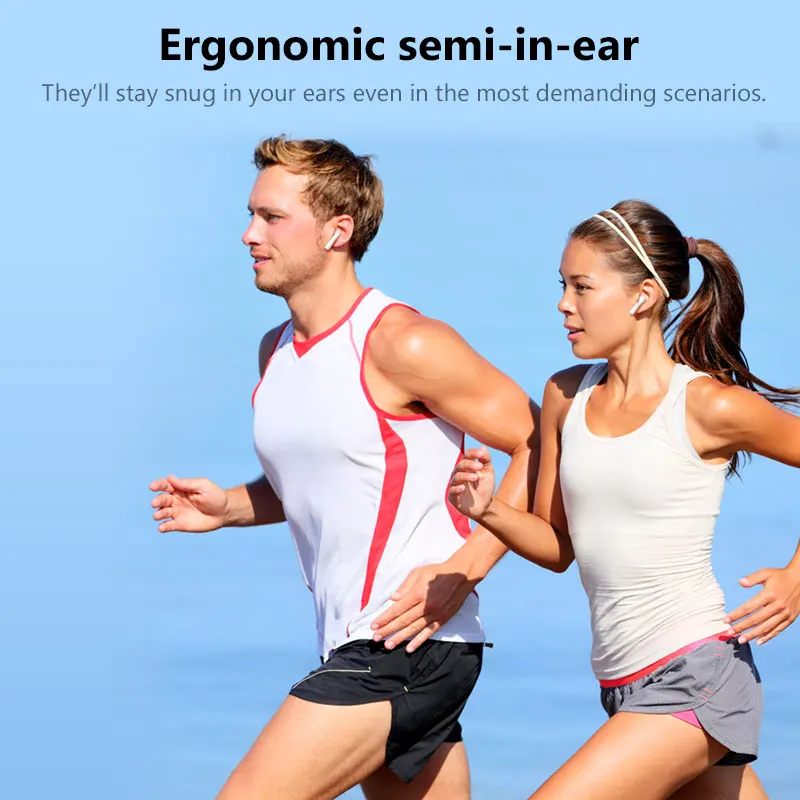 

1MORE Omthing Airfree Pods TWS Earphone True Wireless Bluetooth 5.0 With Qualcomm Chips 4 ENC Noise cancelling Support Wireless