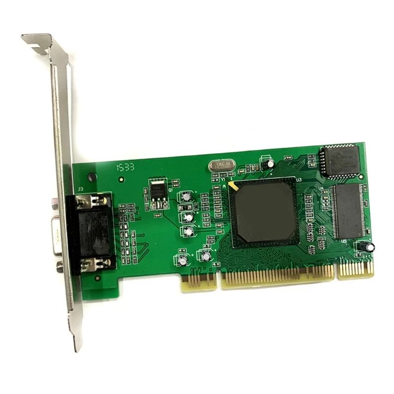 R58A PCI VGA Display Card ATI Rage XL 8MB 32Bit PCI VGA Video Card CL-XL-B41 SDRAM VGA Card Computer Accessories