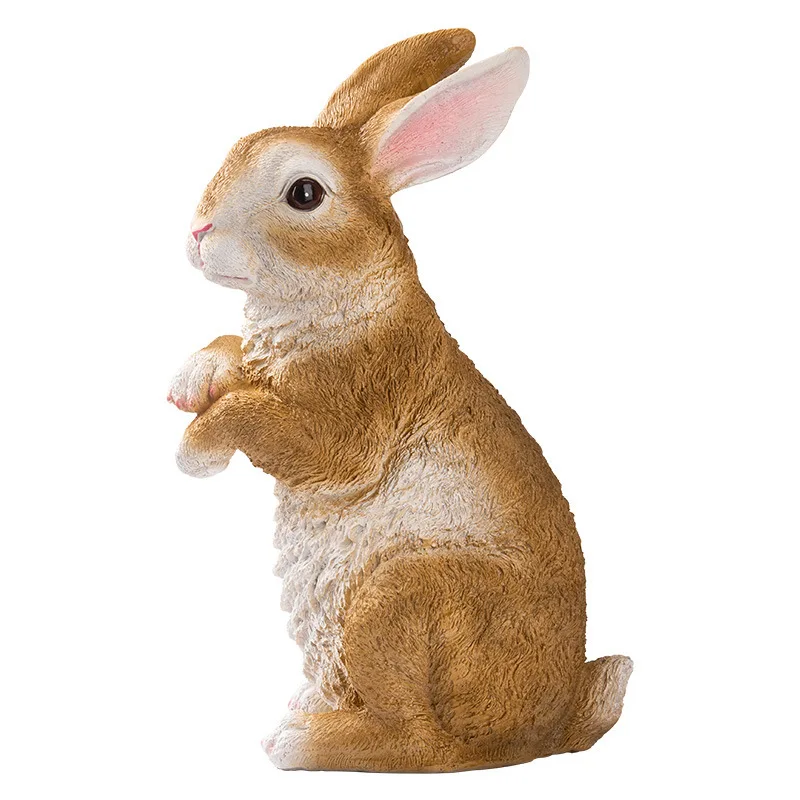 

Wholesale Creative Artificial Rabbit Garden Outdoor Kindergarten Handicraft Decoration Ornaments Fashion Decorations for Home