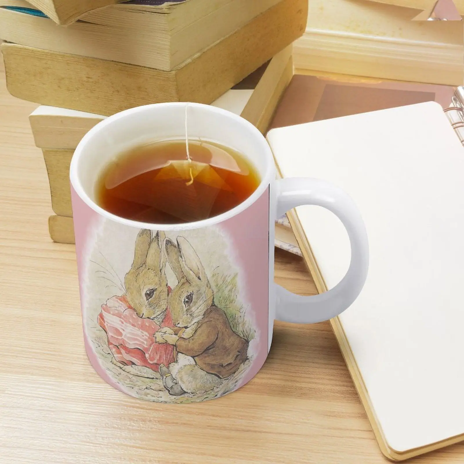 Кружка Кролик для пары белая кружка Поттер кофейная 330 мл Керамические домашние