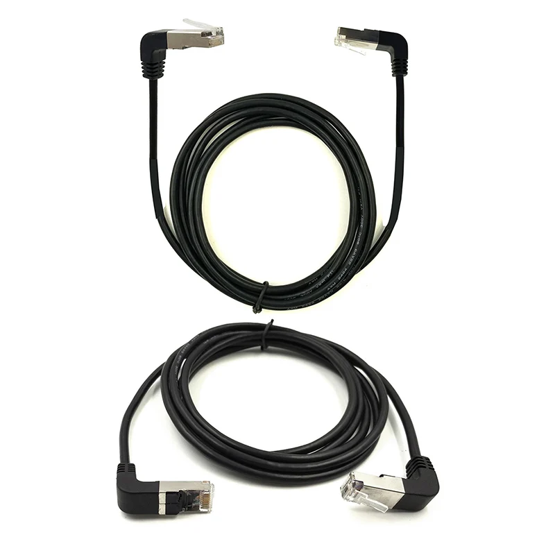 0.5m RJ45 Upward Male to Downward 90 Degree Cat 5 Ethernet Cable Cord | Автомобили и мотоциклы